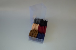 ластици за коса, цветни, плат 20 бр. в пакет