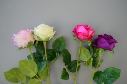 ИЗКУСТВЕН0 цвете, роза, единична 29 см. (20 бр. в стек, 6000 бр. в кашон)