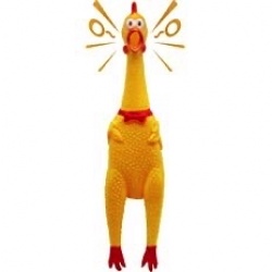 ГУМЕНА играчка, патка викаща 30 см. 
