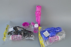 ДЕТСКА играчка от пластмаса, пистолет за много сапунени балони 19 см. 3 цвята 