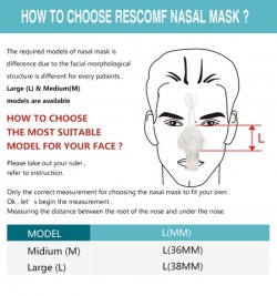 маска, средна за лечение на сънна апнея NM-002-TM M РАЗМЕР 