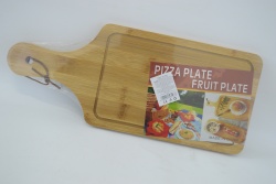 дървена подложна дъска за пица 28 см. 42 с дръжката