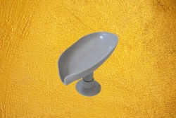 домашна потреба, четка за тоалетна с ваничка, подходяща за ъгъл, качественна, бяла и сива разцветка 46 см. 90072