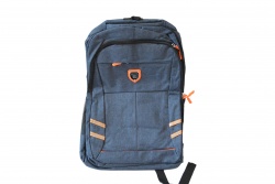 РАНИЦА, текстил, тип ученическа чанта 46х16х13 см. едноцветна, изчистена 4 разветки 985 (5 бр. в стек, еднакви)