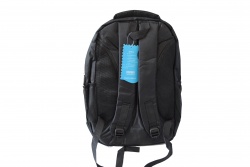 РАНИЦА, текстил, тип ученическа чанта 47х35х14 см. черна 3 комбинации, батерия 61932 (5 бр. в стек, еднакви)