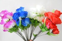 ИЗКУСТВЕНО цвете, букет слънчоглед 3 цвята, висок 90 см. 1 пита 17 см. 2х15 см. 