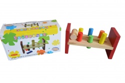 дървени играчки с въженце в кутия 15х12х6 см. 93-300