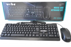 клавиатура за компютър, светеща с USB FC-530 45,5х16х2,5 см.