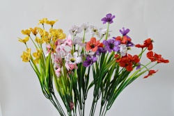 изкуствено цвете букет, божур 12 цвята 40 см.