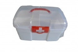 домашна потреба, кутия за лекарства и др. 20,2х14х13 см. пластмаса