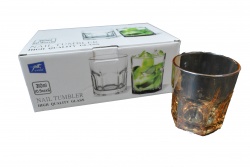 сервиз 6 бр. стъклени чаши за турски чай 100 ml. в кутия 43х10х7 см.