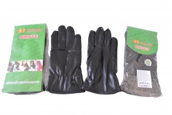 зимни ръкавици 5пръста, скиорски, дебели, топли 21/23 см. юношески, вертикална лента (12 бр. в стек)