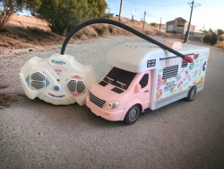 ДЕТСКА играчка от пластмаса, автомобил полицейски, радIоконтрол, 3D ефект 24 см.