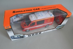 детска играчка от пластмаса, пожарна с радиоконтрол 49,5x14x18 см.