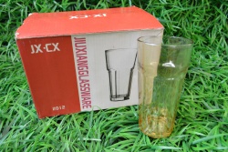 изделие от стъкло, чаши 6 бр. за топли напитки 300 мл. 8х10 см. цветна кутия (12 комплекта в кашон)