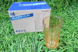 домашна потреба,  чаша със сламка 17 см. пластмасова (12 бр. в стек)