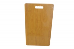 дървена подложна табла с нож за сервиране, правоъгълна, оширена 19х33 см.
