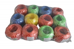 въже- сезал 100 гр. топка, различни цветове (6 бр. в стек)