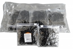 АКСЕСОАРИ за коса фиби, черни на картон 5,5 см. 60 бр.(18 бр.в кутия)