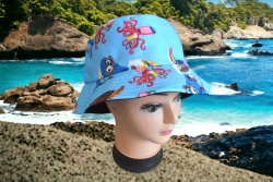 плувна шапка, силиконова, цветна, преливащ цвят Cossa 22х19 см.