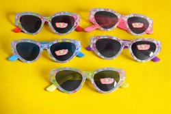 слънчеви очила, детски 6 разцветки 3067-552 (24 бр. в кутия)