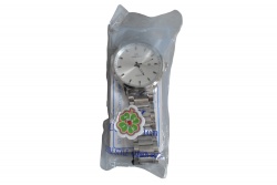 ръчен часовник, мъжки, Тисот 2024 сива, метална верижка 2 разцветки с датник