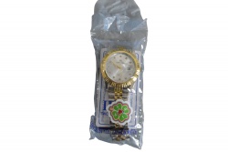 ръчен часовник, мъжки, Тисот 2024 златисто сива, метална верижка, дисплей бяло