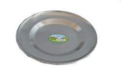 керамично изделие, чиния, порционна 22,7х5,6 см. бяла основа, Троянски мотиви (48 бр. в кашон)
